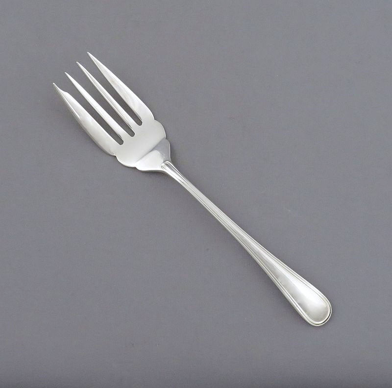 Birks Saxon Sterling Salad Fork - JH Tee Antiques
