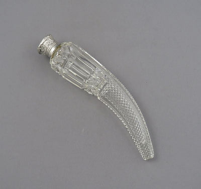 Antique Sterling Silver Perfume Bottle - JH Tee Antiques