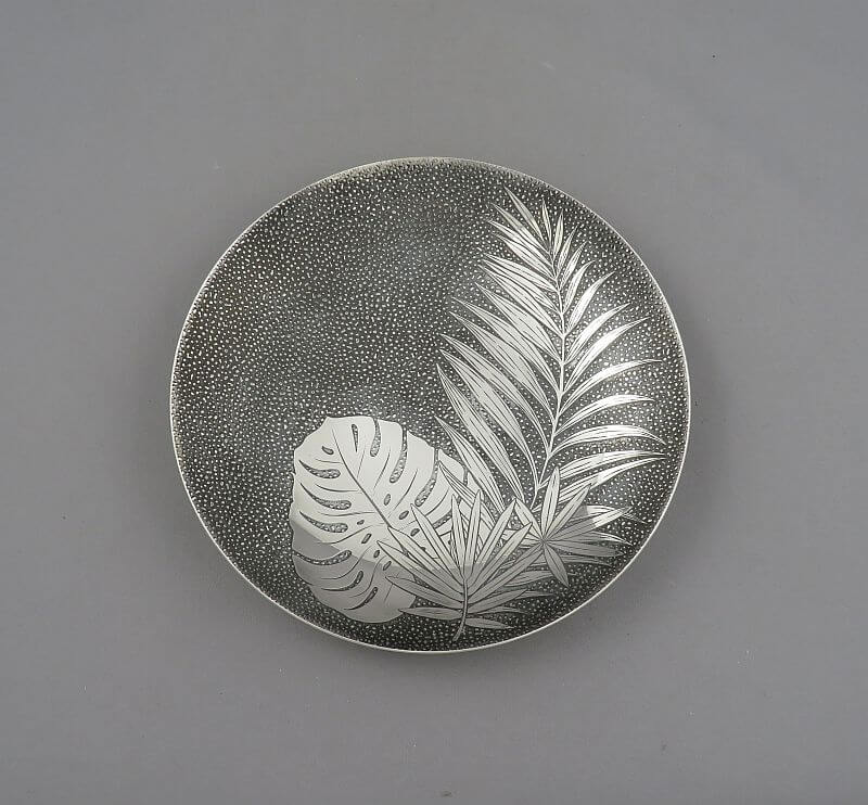 Tiffany Sterling Silver Leaf Dish - JH Tee Antiques