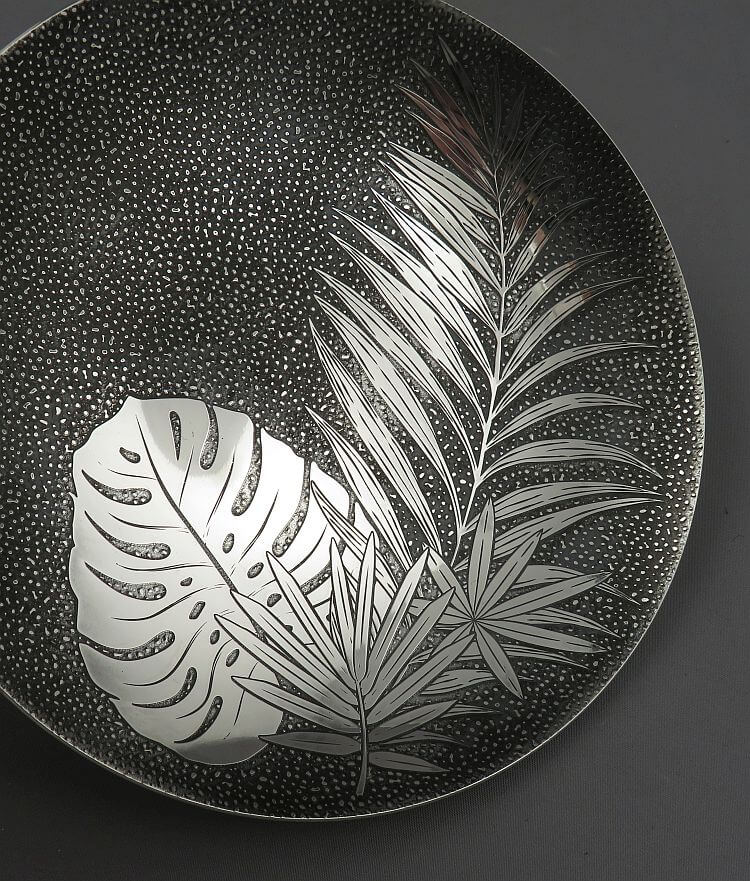 Tiffany Sterling Silver Leaf Dish - JH Tee Antiques