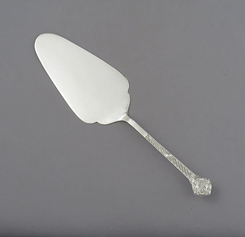 English Hallmarked Silver Pastry Server - JH Tee Antiques