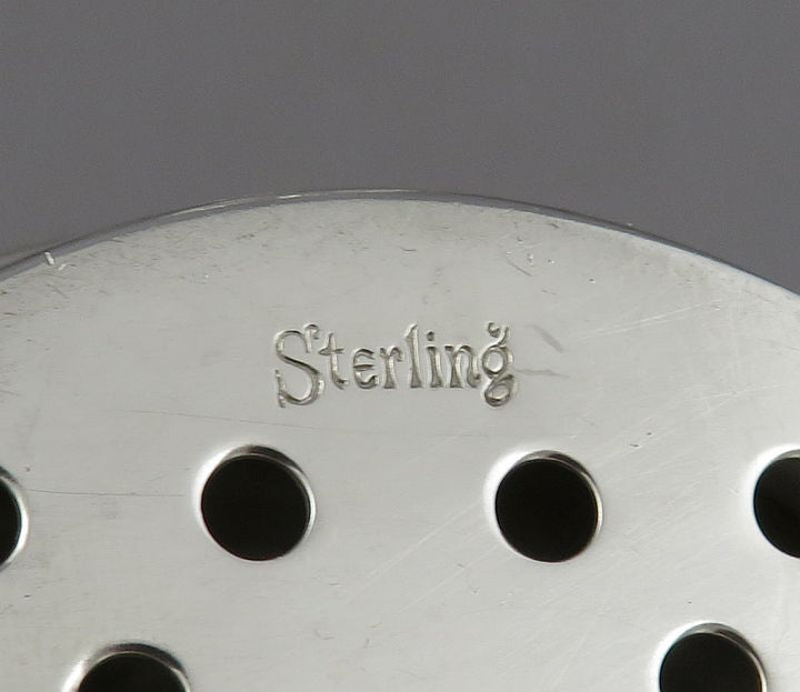 Massive Sterling Silver and Cut Glass Cocktail Shaker - JH Tee Antiques