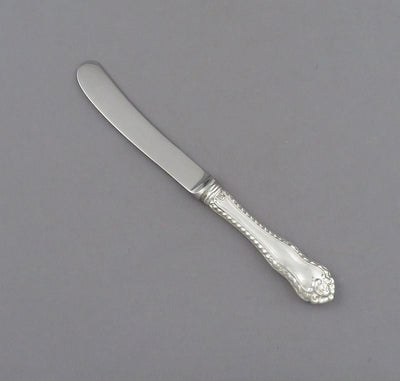 Birks Gadroon Sterling Silver Butter Spreader - JH Tee Antiques