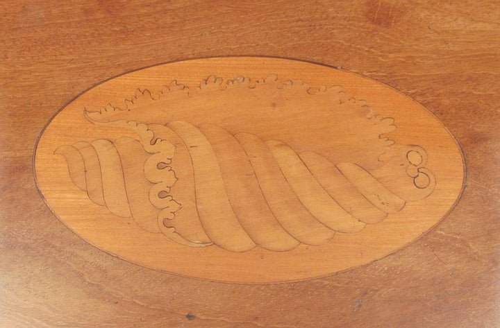 Edwardian Silver &amp; Mahogany Tea Tray - JH Tee Antiques