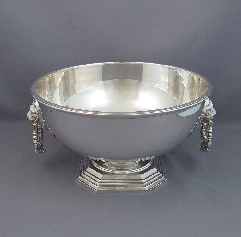 Birks Sterling Silver Punch Bowl - JH Tee Antiques