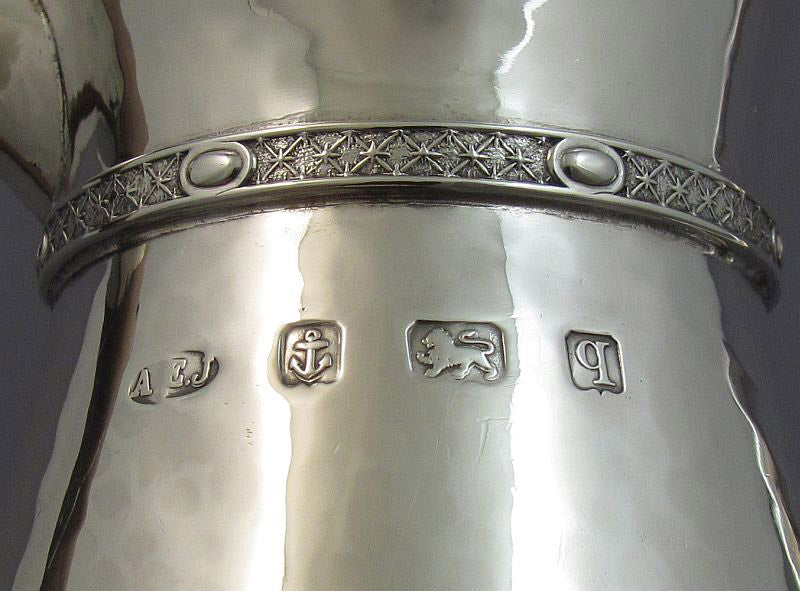 AE Jones Silver Coffee Pot - JH Tee Antiques