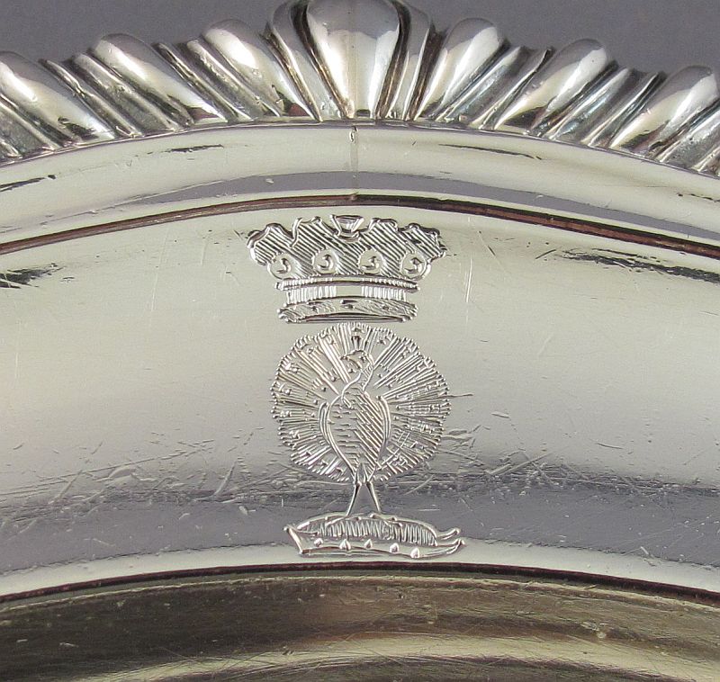 Pair of Paul Storr Silver Soup Plates - JH Tee Antiques