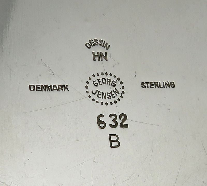Georg Jensen Sterling Silver Coaster - JH Tee Antiques