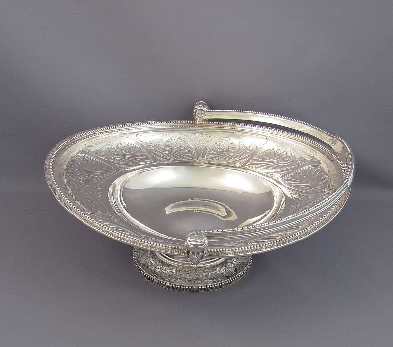 Tiffany Sterling Silver Cake Basket - JH Tee Antiques