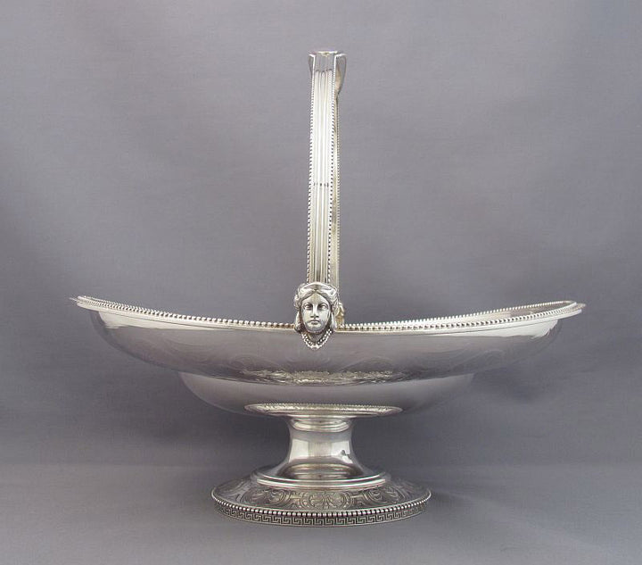 Tiffany Sterling Silver Cake Basket - JH Tee Antiques