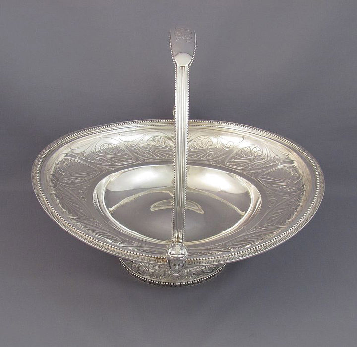 Tiffany Sterling Silver Cake Basket - JH Tee Antiques