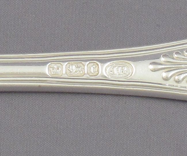 Set of 6 Kings Pattern Silver Table Forks - JH Tee Antiques