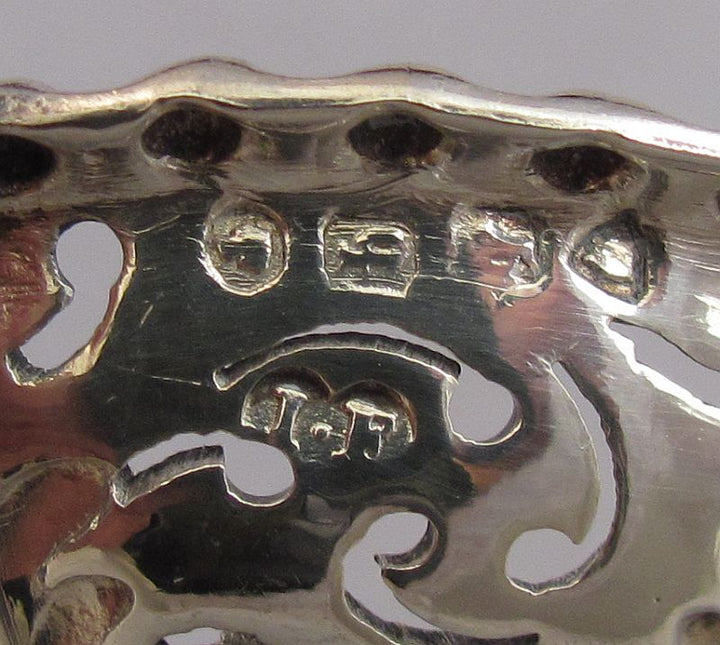 Victorian Silver Cream Ladle &amp; Sugar Spoon - JH Tee Antiques