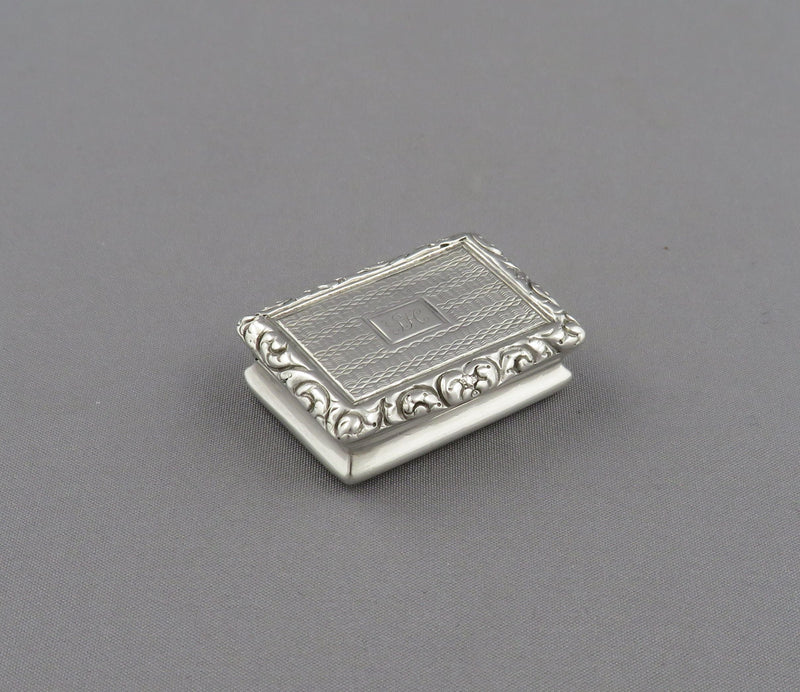 George IV Sterling Silver Vinaigrette - JH Tee Antiques