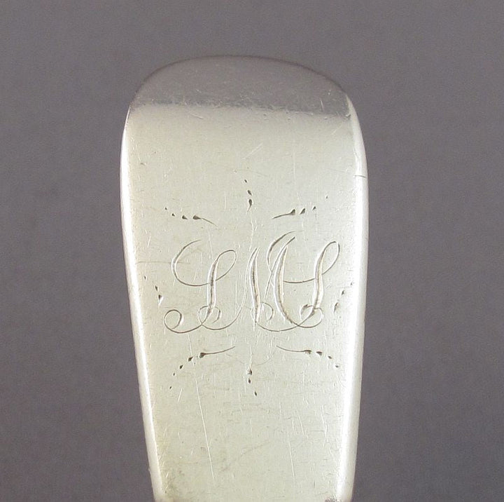 6 Antique Canadian Silver Egg Spoons - JH Tee Antiques