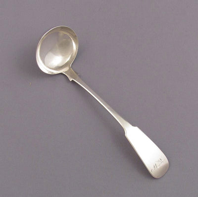 Scottish Provincial Silver Toddy Ladle Arbroath - JH Tee Antiques