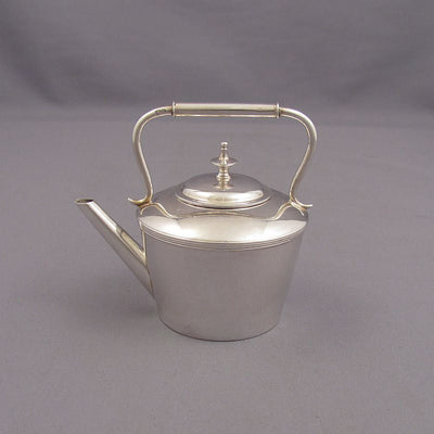 Victorian Miniature Silver Kettle - JH Tee Antiques