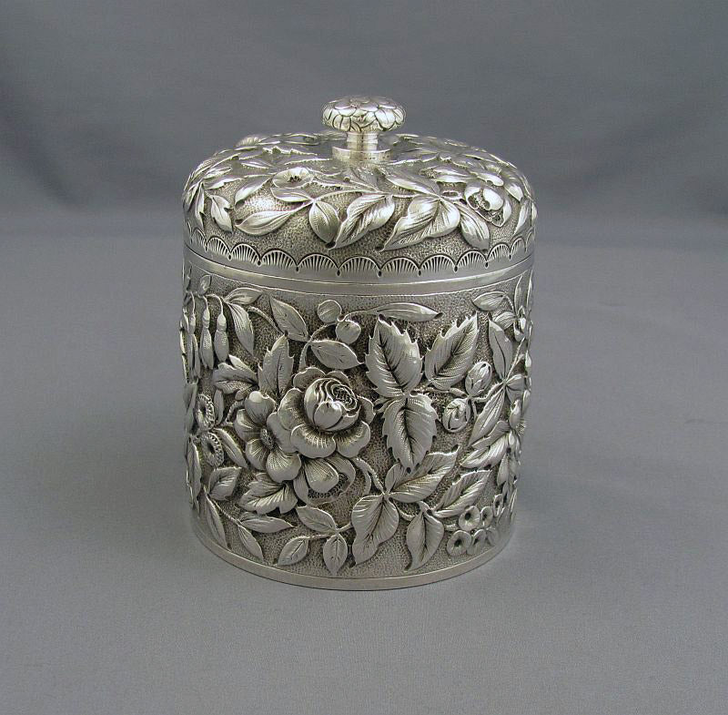 Tiffany Sterling Dressing Table Box - JH Tee Antiques
