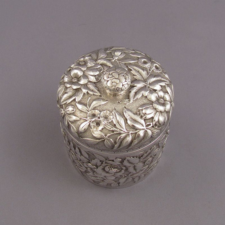 Tiffany Sterling Dressing Table Box - JH Tee Antiques