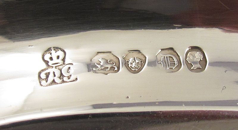 Victorian Silver Candle Snuffer &amp; Tray - JH Tee Antiques