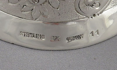 German Sterling Silver Wager Cup - JH Tee Antiques