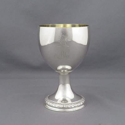 George III Sterling Silver Goblet - JH Tee Antiques