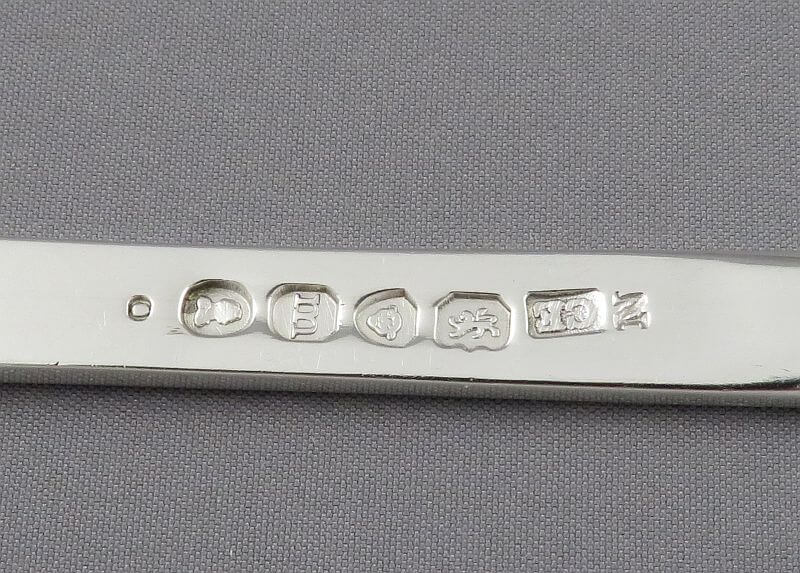 Georgian Fiddle Pattern Silver Marrow Scoop - JH Tee Antiques