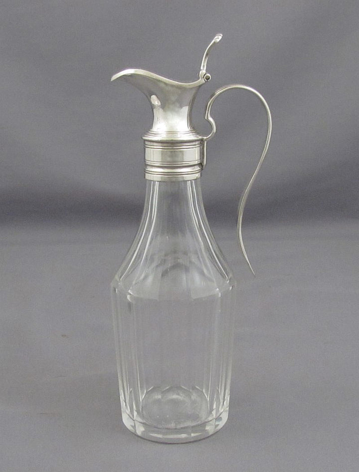 English Silver Oil &amp; Vinegar Cruet - JH Tee Antiques