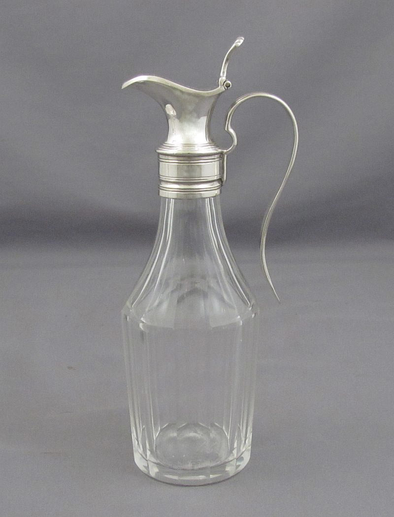 English Silver Oil & Vinegar Cruet - JH Tee Antiques