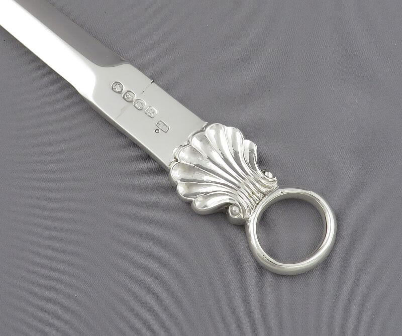 George III Silver Meat Skewer - JH Tee Antiques