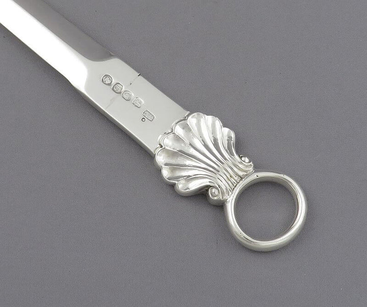 George III Silver Meat Skewer - JH Tee Antiques