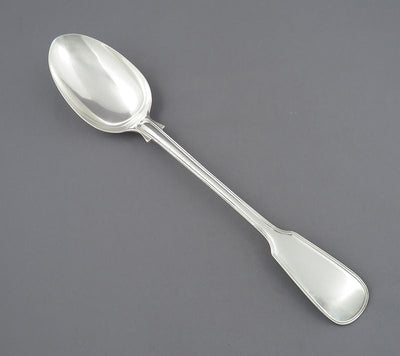 Victorian Fiddle Thread Pattern Stuffing Spoon - JH Tee Antiques