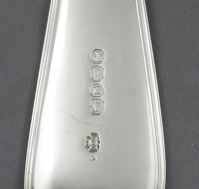 Victorian Fiddle Thread Pattern Stuffing Spoon - JH Tee Antiques