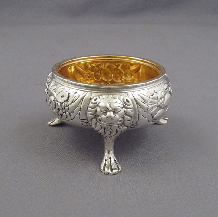 Pair of George III Irish Silver Open Salts - JH Tee Antiques