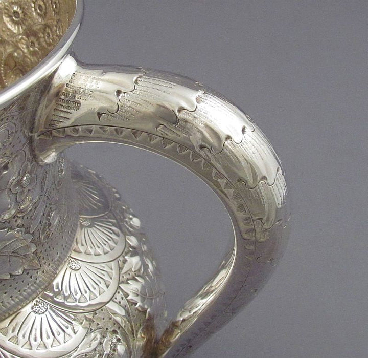 Antique Gorham Sterling Silver Water Pitcher - JH Tee Antiques