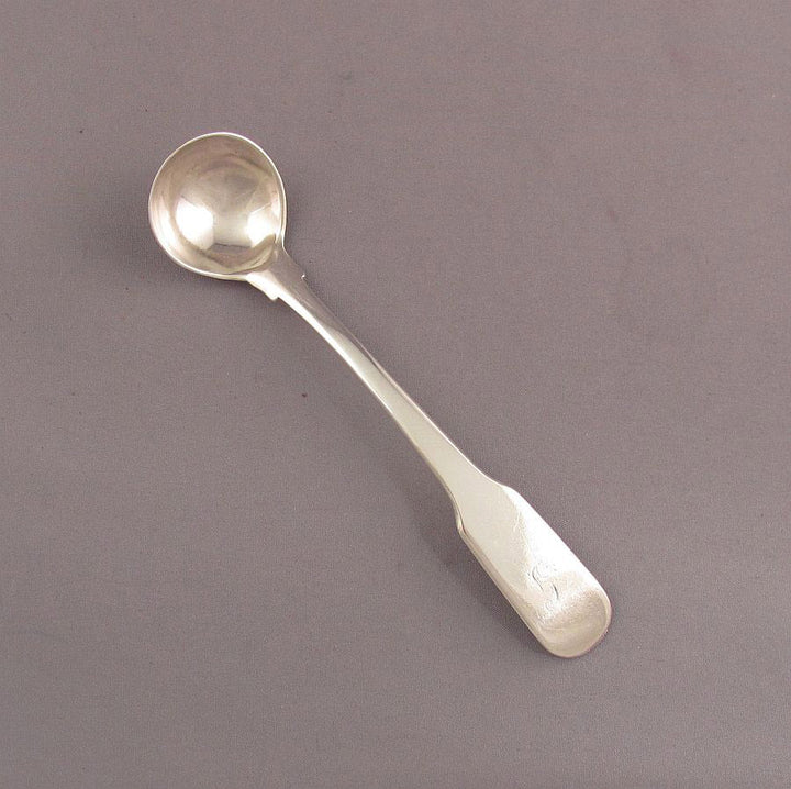 Scottish Provincial Silver Condiment Ladle - JH Tee Antiques