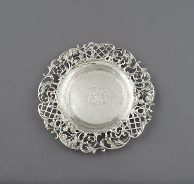American Sterling Silver Side Plate - JH Tee Antiques