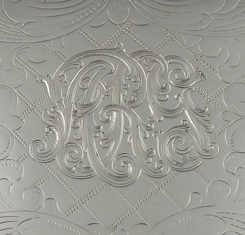 American Sterling Silver Side Plate - JH Tee Antiques