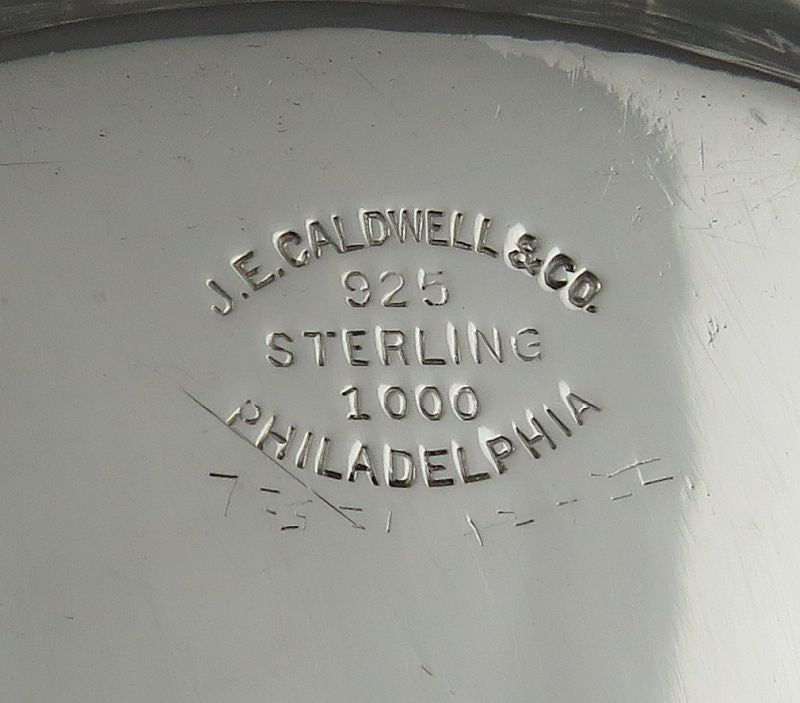 American Sterling Silver Side Plate - JH Tee Antiques