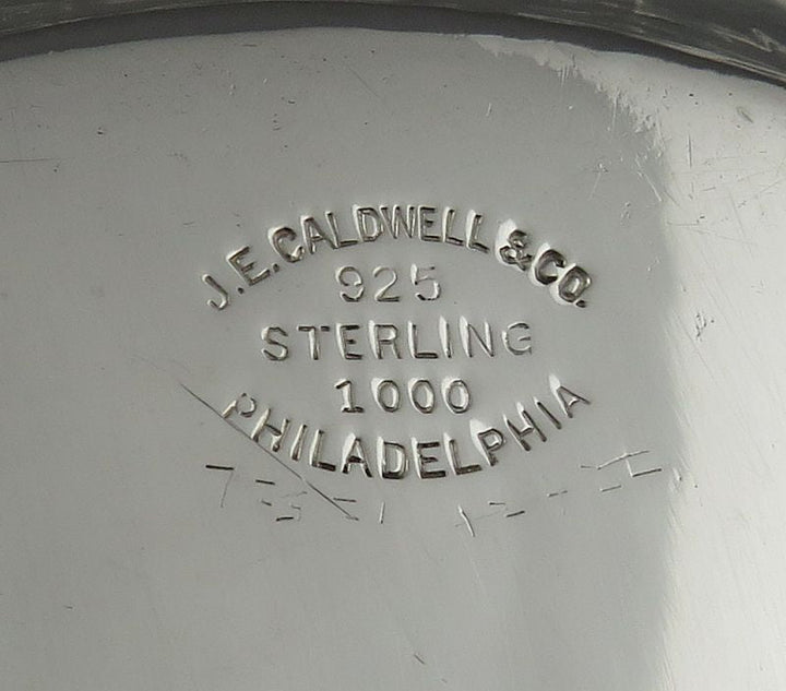 American Sterling Silver Side Plate - JH Tee Antiques