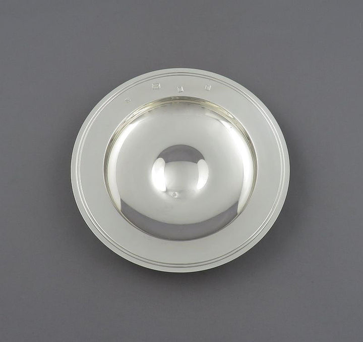 English Sterling Silver Armada Dish - JH Tee Antiques