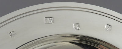 English Sterling Silver Armada Dish - JH Tee Antiques