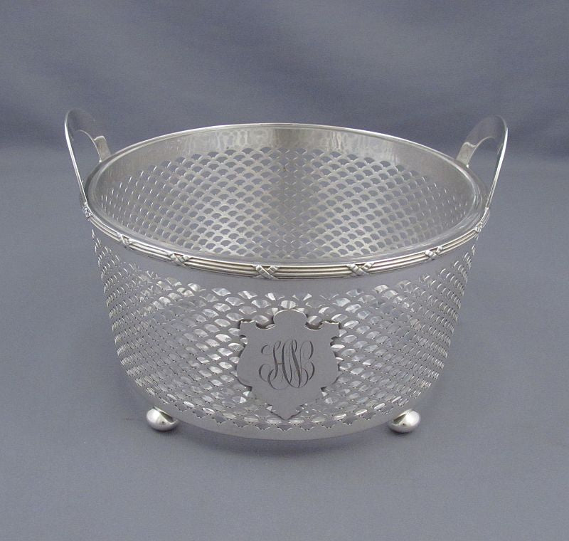 Sterling Silver Ice Bucket - JH Tee Antiques