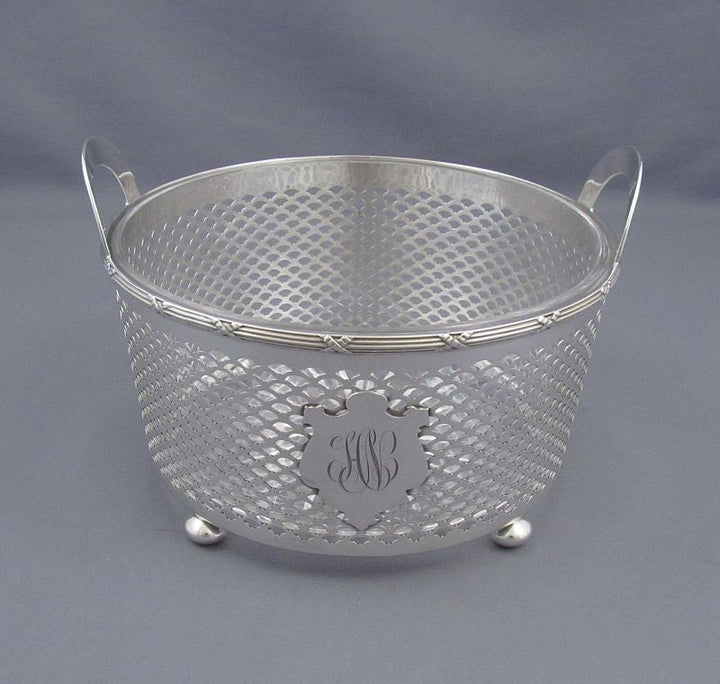 Sterling Silver Ice Bucket - JH Tee Antiques