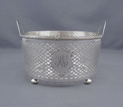 Sterling Silver Ice Bucket - JH Tee Antiques