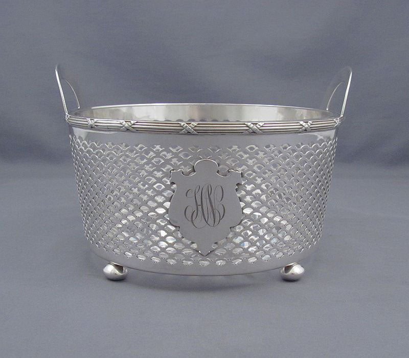Sterling Silver Ice Bucket - JH Tee Antiques