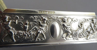 German Sterling Silver Jewellery Box - JH Tee Antiques