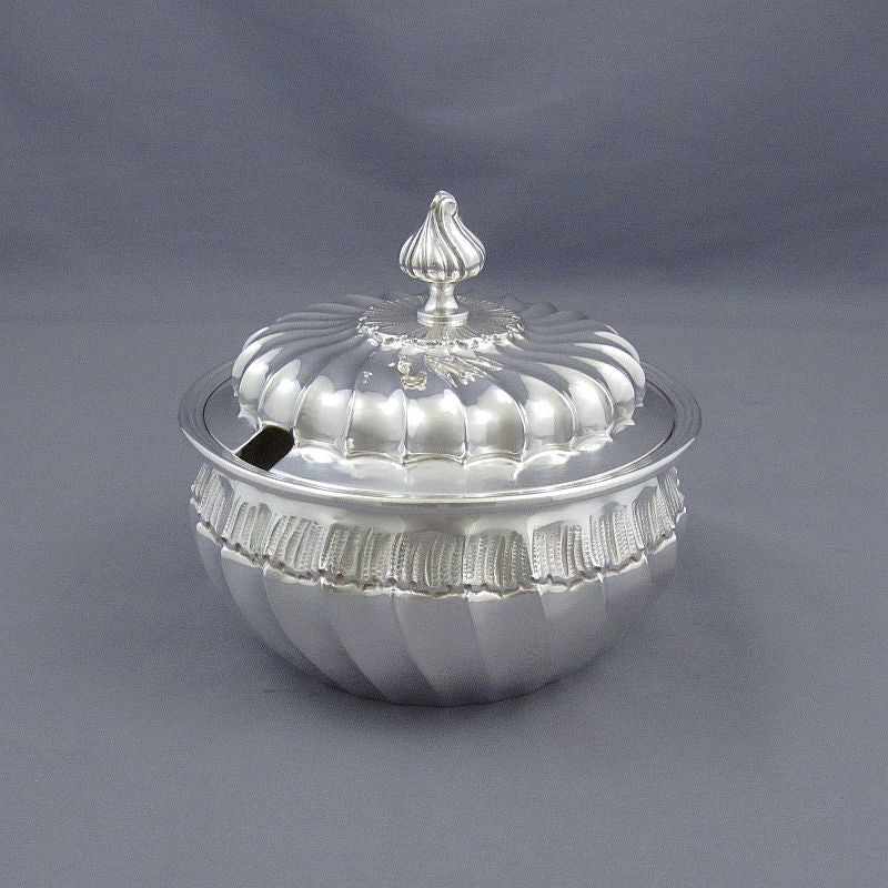 Buccellati Sterling Silver Preserve Jar - JH Tee Antiques