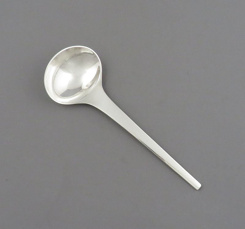 Georg Jensen Caravel Pattern Silver Sauce Ladle - JH Tee Antiques