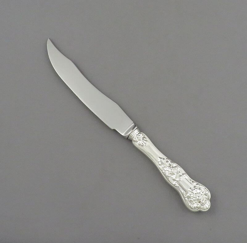Birks Queens Sterling Steak Knife - JH Tee Antiques